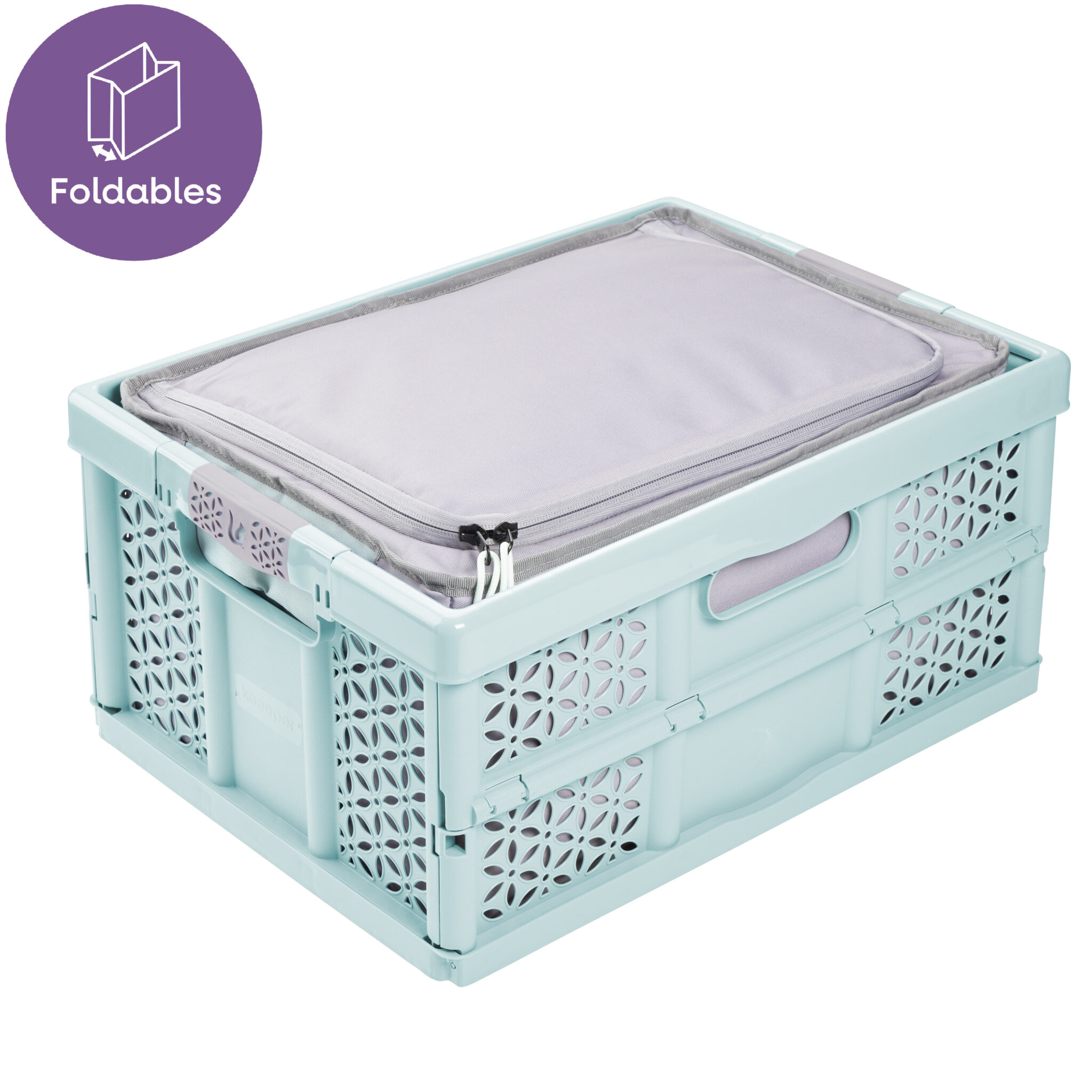 Sac Isotherme Pliable Johann 40L - Garde Le Froid/chaud 4h, Compatible Boîte Ben