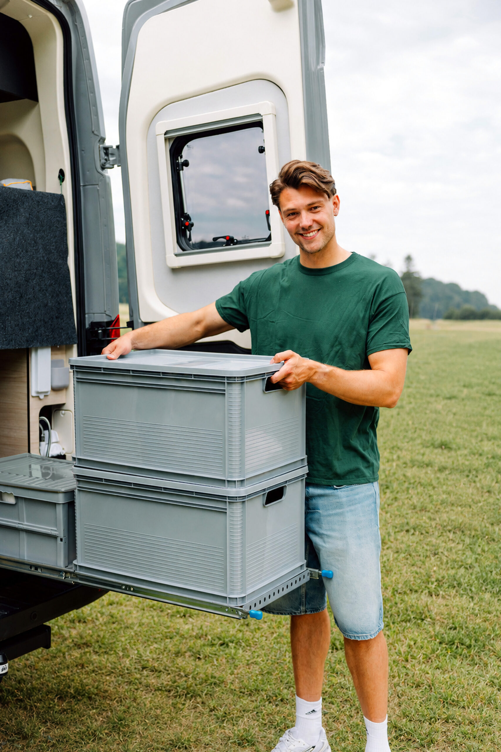 robert Transportboxen Robuste Transportbox robert für anspruchsvolle Einsatzgebiete - ideal zum Aufbewahren und Transportieren von schwerem Werkzeug und anderen Utensilien
